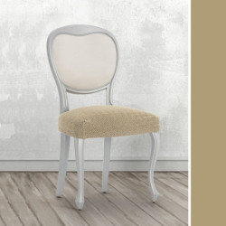 Chair Cover Eysa JAZ Beige 50 x 5 x 50 cm 2 Units