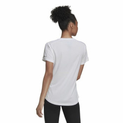 Women’s Short Sleeve T-Shirt Adidas  Run It  White