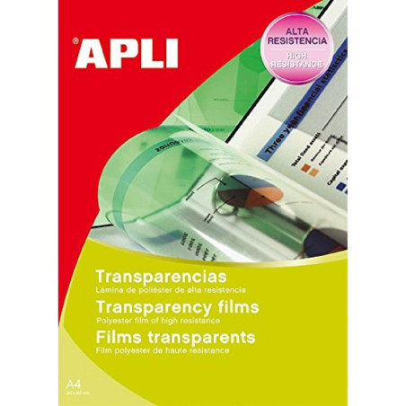 Sheets Apli Transparent A4