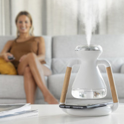 3-in-1 Wireless Charger, Aroma Diffuser and Humidifier Misvolt InnovaGoods