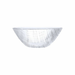 Salad Bowl Bidasoa Ikonic Transparent Glass (15,5 cm) (Pack 6x)