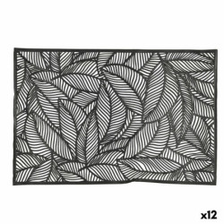 Table Mat Quid Habitat Sheets Black 30 x 45 cm (Pack 12x)