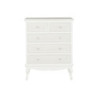 Chest of drawers DKD Home Decor White MDF Wood Romantic 80 x 40 x 105 cm