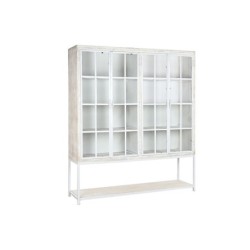 Shelves DKD Home Decor White Black Metal Mango wood 170 x 45 x 200 cm