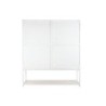 Shelves DKD Home Decor White Black Metal Mango wood 170 x 45 x 200 cm