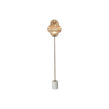 Floor Lamp Home ESPRIT Amber Crystal Marble 50 W 220 V 35 x 35 x 160 cm