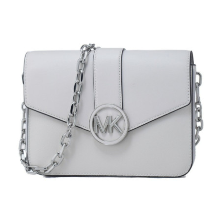 Women's Handbag Michael Kors 35T2SNML2L-OPTIC-WHITE White 23 x 5 x 17 cm