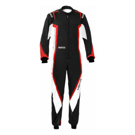 Karting Overalls Sparco K44 Kerb Black/Red (Size M)