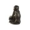 Decorative Figure Home ESPRIT Golden Dark brown Monkey 40 x 37 x 50 cm