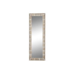 Wall mirror DKD Home Decor 55,8 x 7 x 165 cm Brown White Mango wood