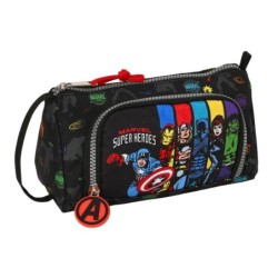 School Case The Avengers Super heroes Black 20 x 11 x 8.5 cm