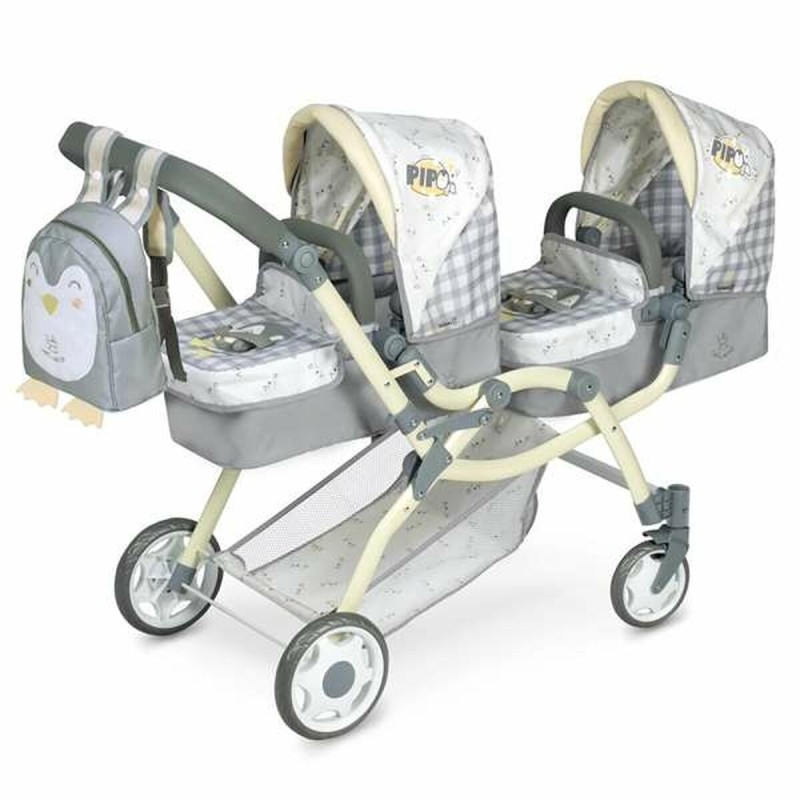 Doll Stroller Decuevas Pipo  Double 45 x 100 x 81 cm