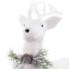 Christmas bauble White Polyfoam Deer 73 x 33 x 108 cm