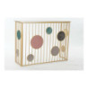 Console DKD Home Decor Pink Golden Metal Circles (120 x 36 x 90 cm)