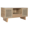 TV furniture Home ESPRIT Beige Natural Jute Pinewood 120 x 40 x 55 cm