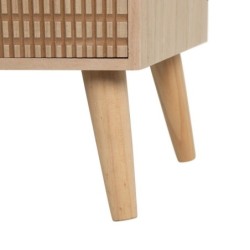 Nightstand COFFEE 48 x 34,5 x 64 cm Wood Coffee DMF