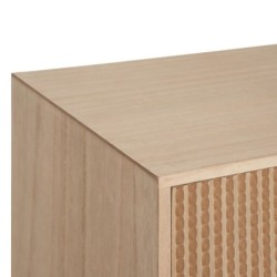 Nightstand COFFEE 48 x 34,5 x 64 cm Wood Coffee DMF