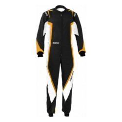 Karting Overalls Sparco K44 Kerb Black/Orange (Size M)