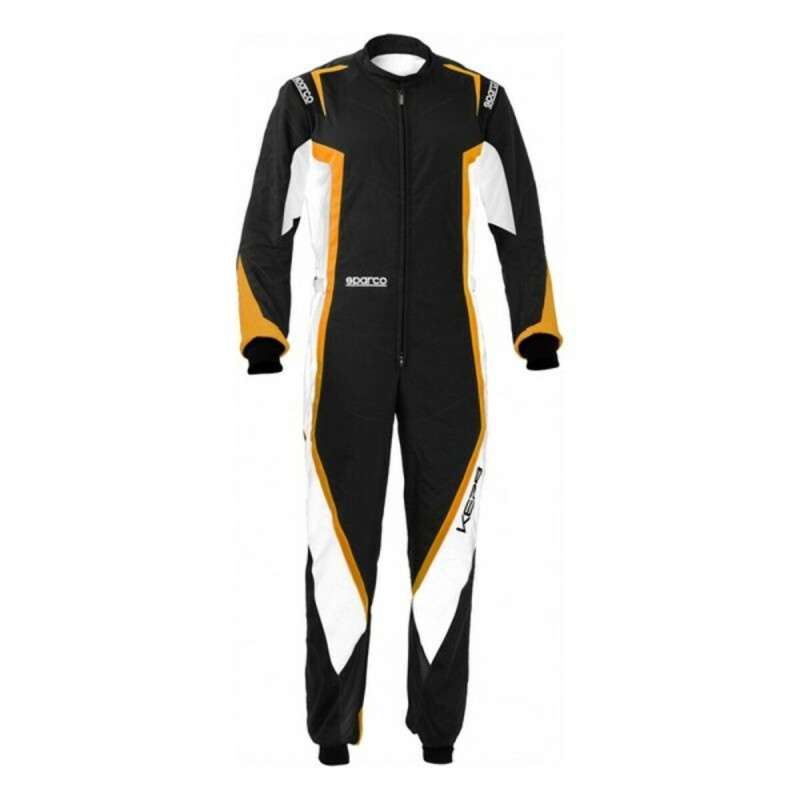 Karting Overalls Sparco K44 Kerb Black/Orange (Size M)