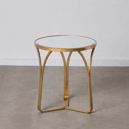 Side table 53,5 x 53,5 x 59 cm Crystal Golden Metal