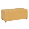 Chest 102 x 41 x 43 cm Synthetic Fabric Wood