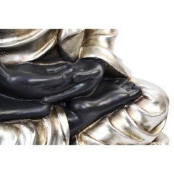 Decorative Figure DKD Home Decor Black Silver Buddha Oriental 80 x 48 x 100 cm