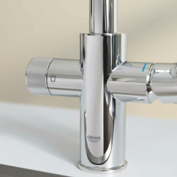 Kitchen Tap Grohe  Blue Pure StartCurve Metal C-shaped