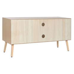 TV furniture Home ESPRIT Natural Paolownia wood MDF Wood 120 x 40 x 60 cm