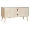 TV furniture Home ESPRIT Natural Paolownia wood MDF Wood 120 x 40 x 60 cm