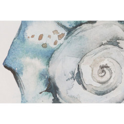 Painting Home ESPRIT Mediterranean Snail 55 x 2,5 x 70 cm (4 Units)