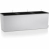 Self-watering flowerpot Lechuza White Quartz 100 x 32,5 x 34,5 cm Rectangular