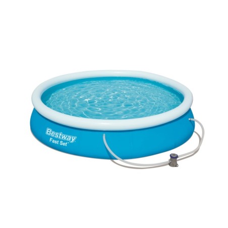 Inflatable pool Bestway 366 x 76 cm Blue 5377 L