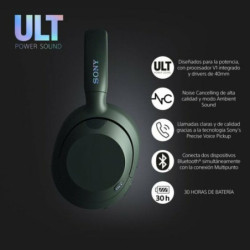 Headphones with Microphone Sony ULT WEAR Green