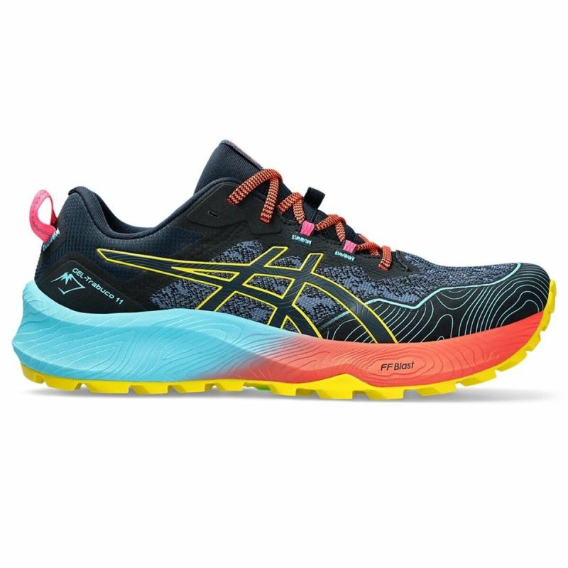 Running Shoes for Adults Asics Gel-Trabuco 11  Moutain Men Black