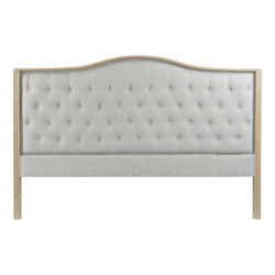 Headboard DKD Home Decor Grey Rubber wood 160 x 10 x 120 cm