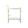 Serving trolley DKD Home Decor Golden Steel Mirror 70 x 36,5 x 83 cm