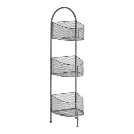 Shelves Silver Metal 21,2 x 97 x 28,5 cm