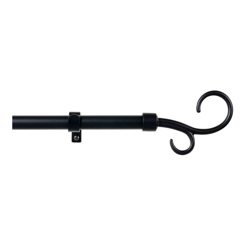 Curtain Bar Stor Planet Extendable Black (110 cm)