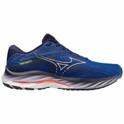 Running Shoes for Adults Mizuno Wave Rider 27 Blue Men