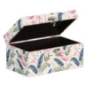 Decorative box PVC Canvas Paper DMF Birds 30 x 18 x 15 cm (2 Pieces)