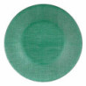 Flat Plate Green Glass 27,5 x 2 x 27,5 cm (6 Units)