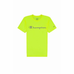 Men’s Short Sleeve T-Shirt Champion Crewneck Lime green