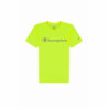 Men’s Short Sleeve T-Shirt Champion Crewneck Lime green