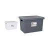 Storage Box with Lid Confortime 17 L With lid Rectangular (6 Units)