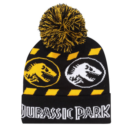 Hat Jurassic Park Hazard Snow Beanie Black