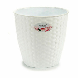 Planter Stefanplast White Plastic 24 x 22,5 x 24 cm (6 Units)