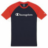 Men’s Short Sleeve T-Shirt Champion Block Script Blue Dark blue Men