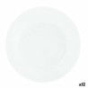 Plate Quid Basic Bread Ceramic White (15,5 cm) (Pack 12x)