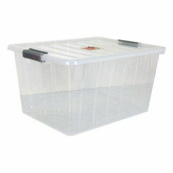 Storage Box with Lid Dem Thais 50 L 55 x 43 x 30 cm (4 Units)