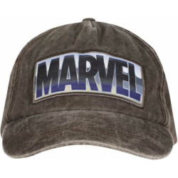 Unisex hat Marvel Vintage Wash Logo 58 cm Grey One size